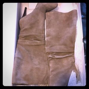 Knee high Banana Republic Taupe Suede Boots